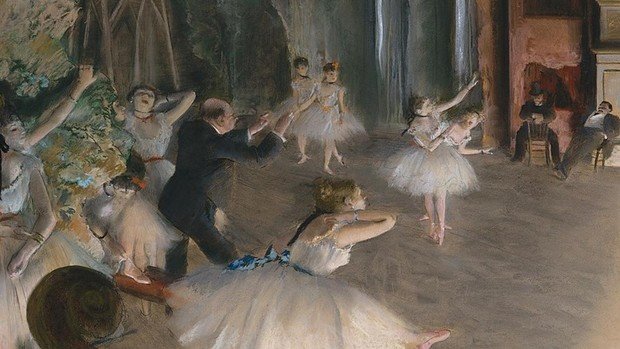 El ballet fue uno de los motivos favoritos de Degas en su obra.