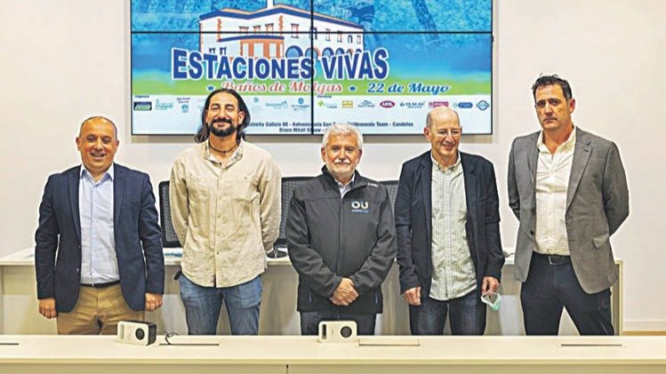 Jorge Villarino, Xaime Iglesias, Rosendo Fernández, Carlos Moure y Manuel Pérez.