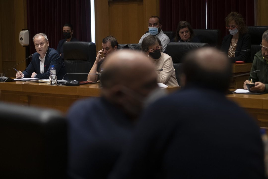 Ourense. 25/05/2022. Pleno extraordinario en la Deputación de Ourense para pedir la dimisión de Gonzalo Pérez Jácome.
Foto: Xesús Fariñas
