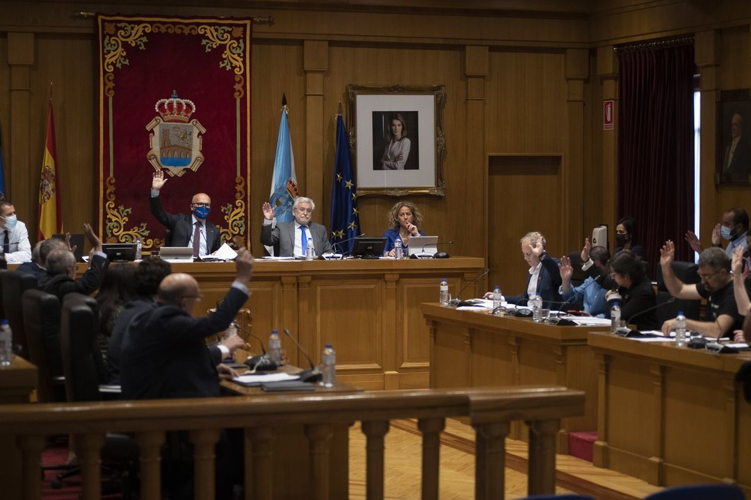 Ourense. 26/05/2022. Pleno ordinario do mes de Maio da Deputación de Ourense.
Foto: Xesús Fariñas