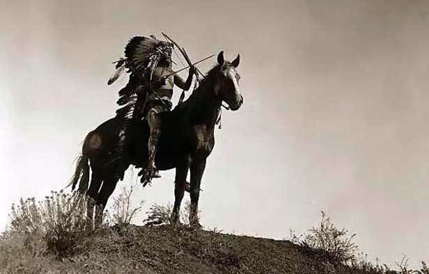 Imaxe tópica dun apache coma os que coñeceu Fernández de Santa Ana.
