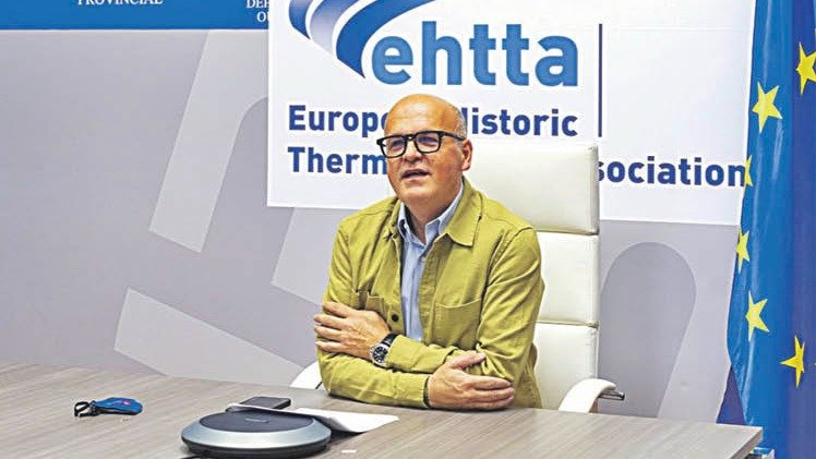 Manuel Baltar, durante su comunicación con la EHTTA.