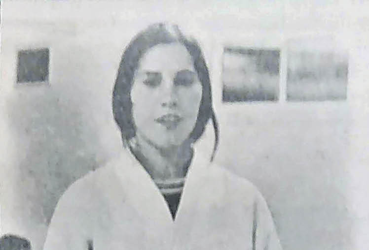 Sita Araújo, con su kimono.