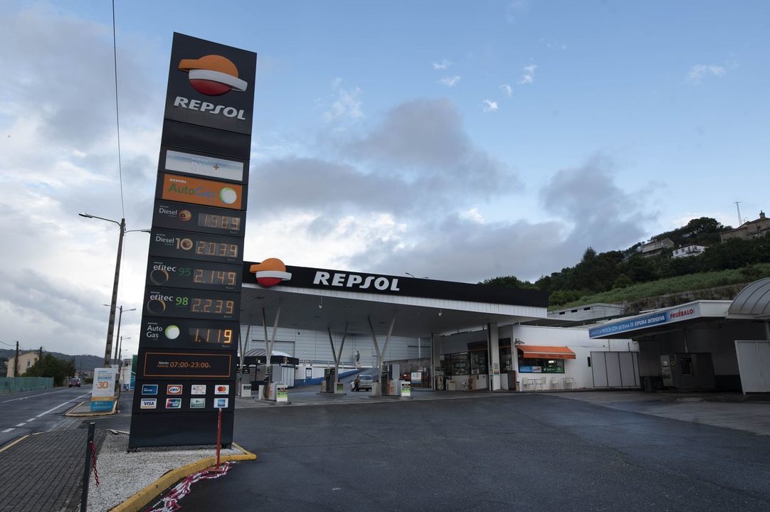 Ourense 3/6/22
Precios combustibles en una gasolinera 

Fotos Martiño Pinal