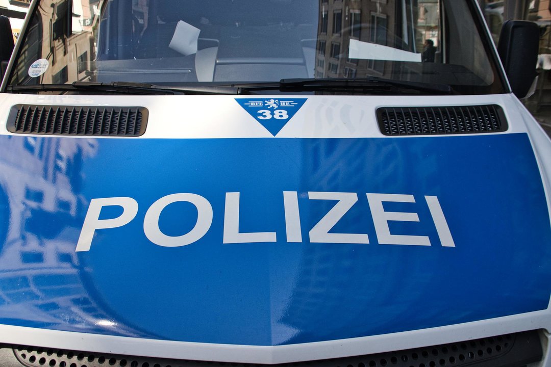 Vehículo de la policía alemana.