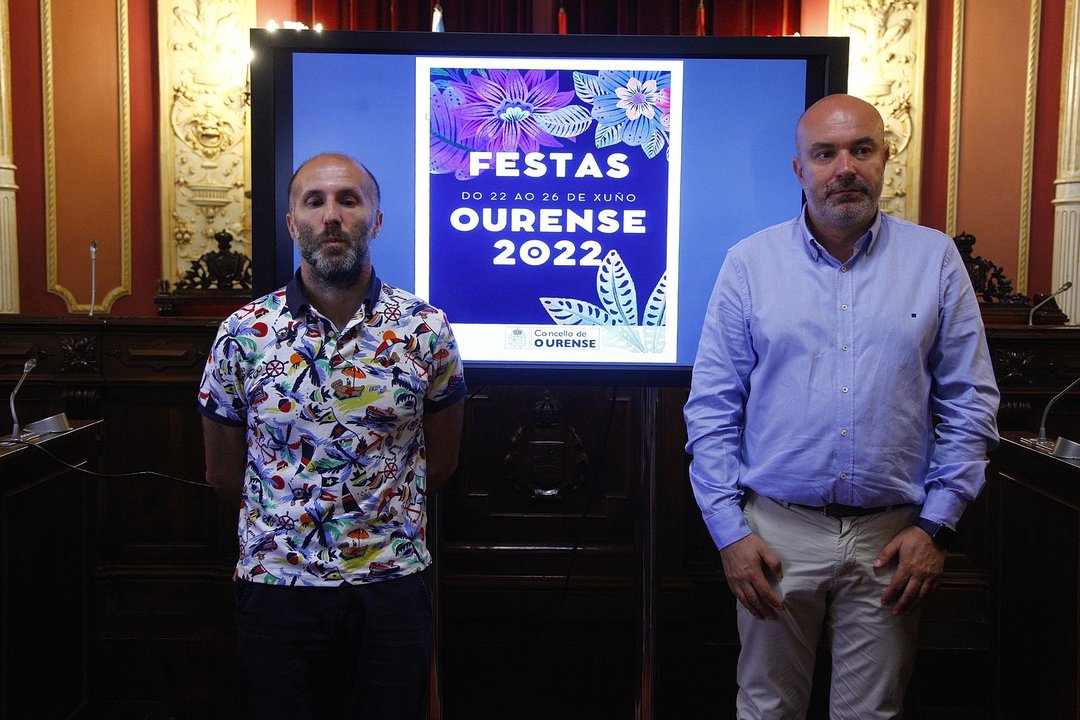 Presentación del cartel de las fiestas de Ourense 2022 (MIGUEL ANGEL)