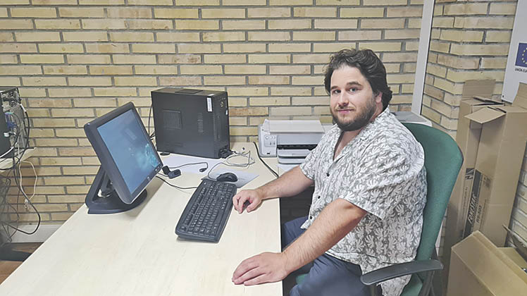 Alberto Carreño, el estudiante del programa ‘Campus rural’ que ha elegido Manzaneda.