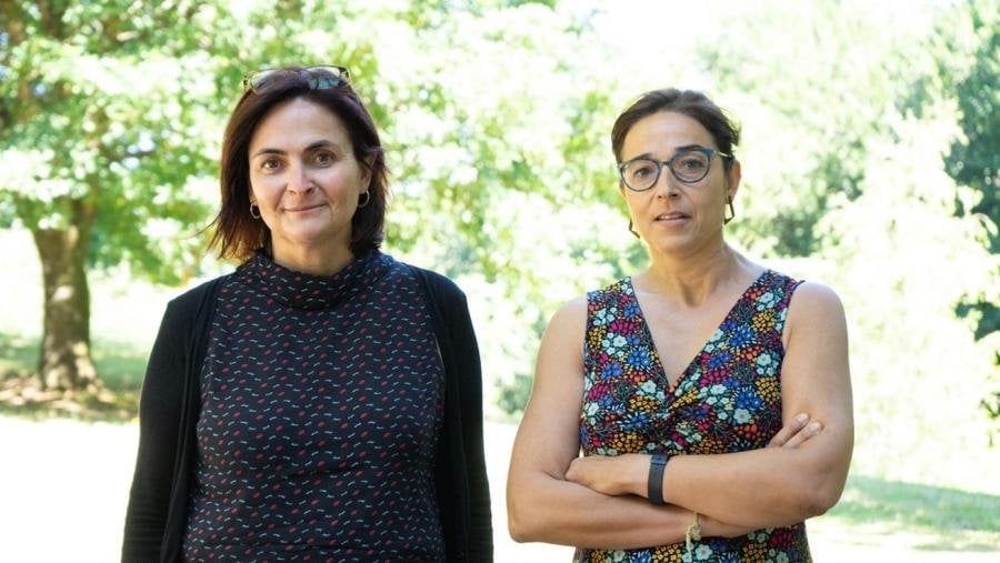 Dolores Cortina Gil y Beatriz Fernández Domínguez. (ELENA MORA/USC)