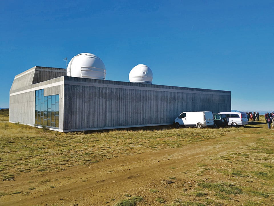 Centro Astronómico de Trevinca, en A Veiga. (J.C.)