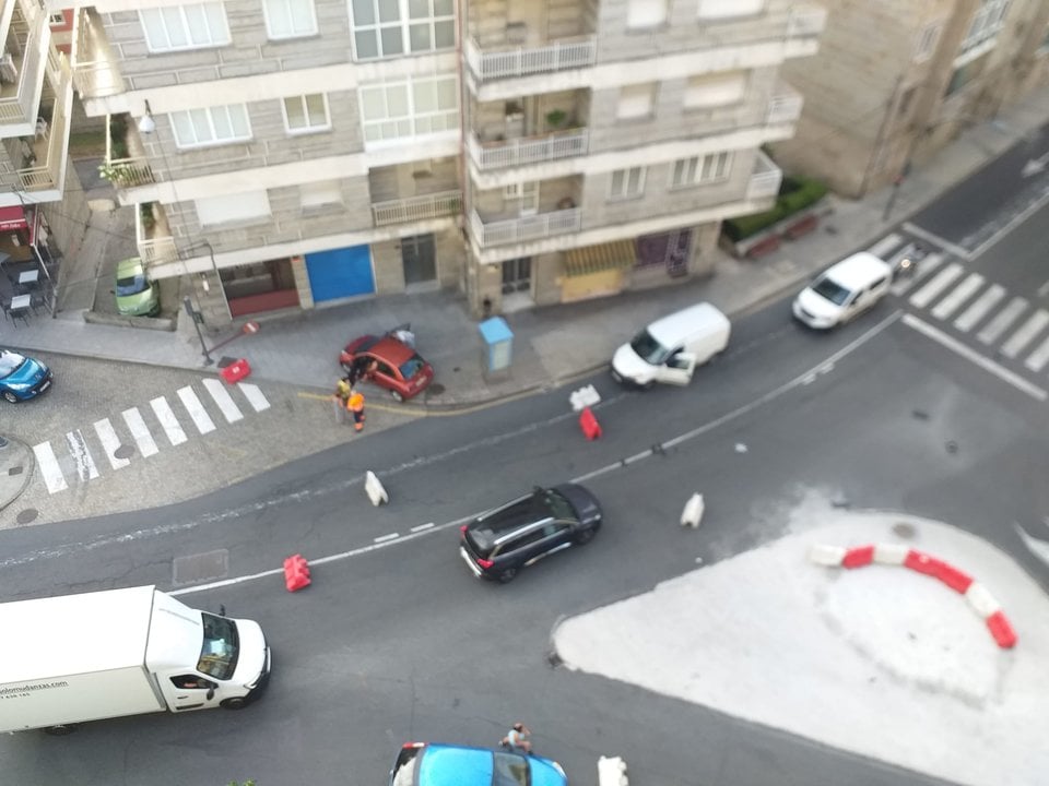 Incidente en la avenida de Portugal. Cedida
