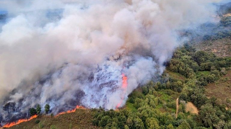 Incendio en Vilar de Santos (@BrifLaza)