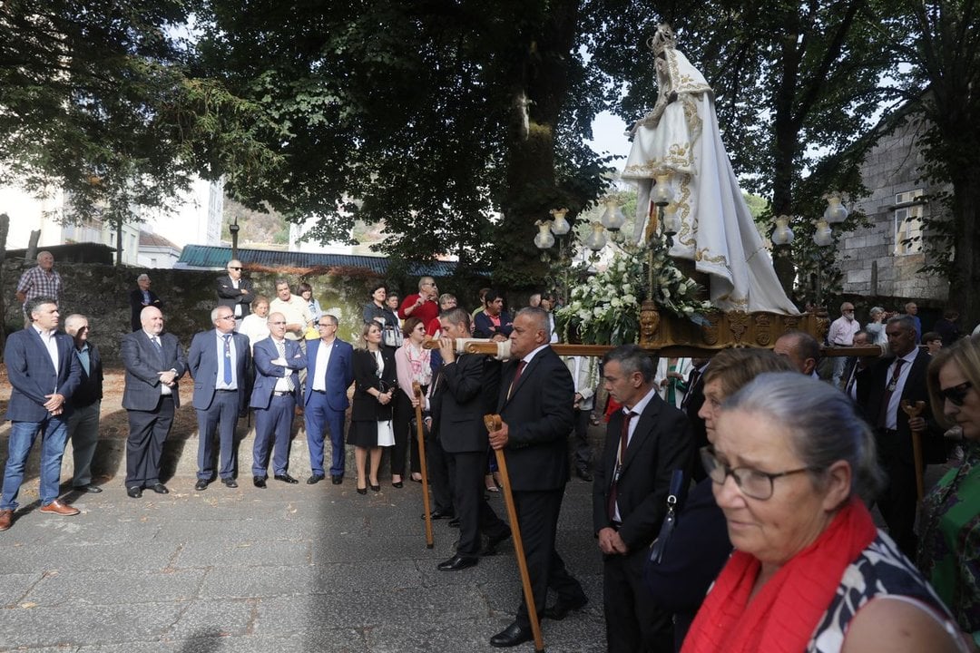 RIBADAVIA 8/09/2022.- Procesión de la Virgen del Portal. José Paz