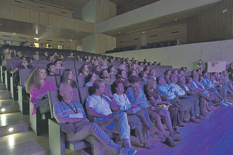 Público asistente a una de las sesiones del Festival Internacional de Cortos de Verín.