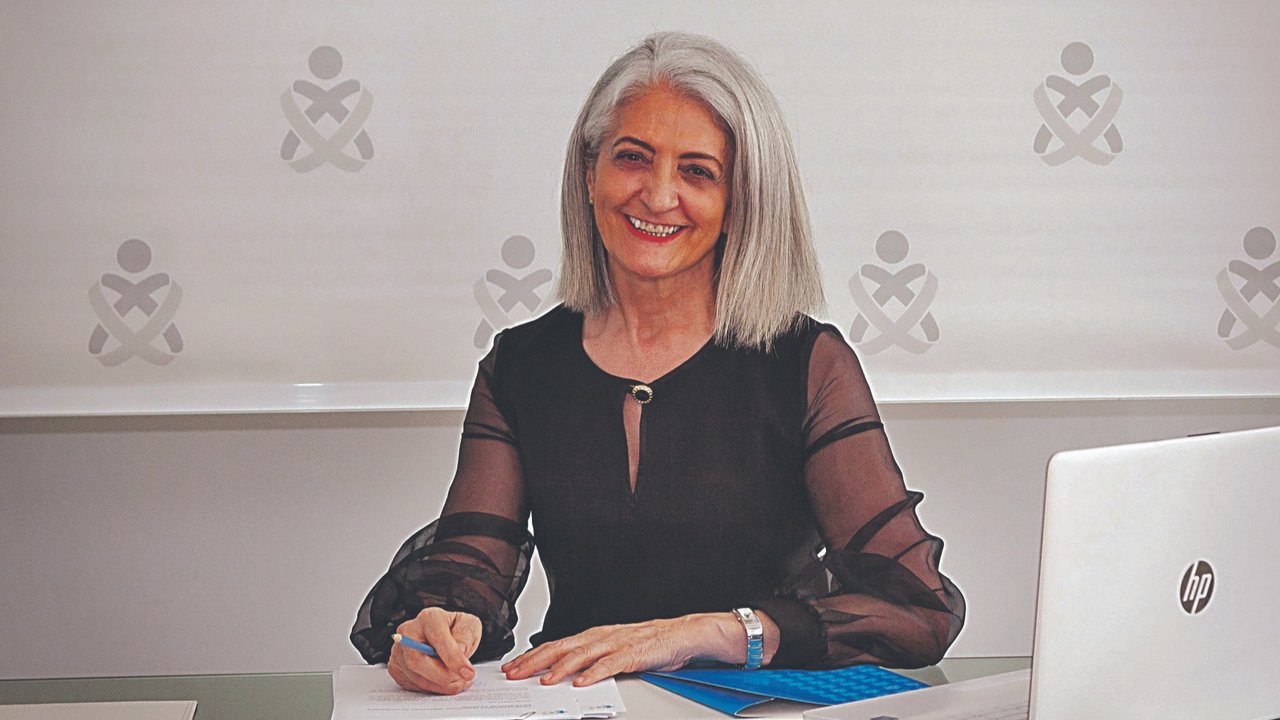 A presidenta do Colexio de Enfermería de Ourense, Ascensión Pérez.