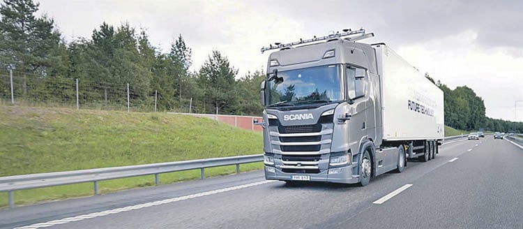 Un camión de la marca sueca Scania.