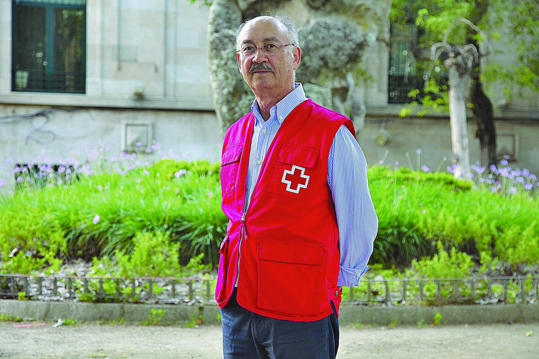 Felipe Ferreiro, presidente de Cruz Roja Ourense. (MIGUEL ÁNGEL)