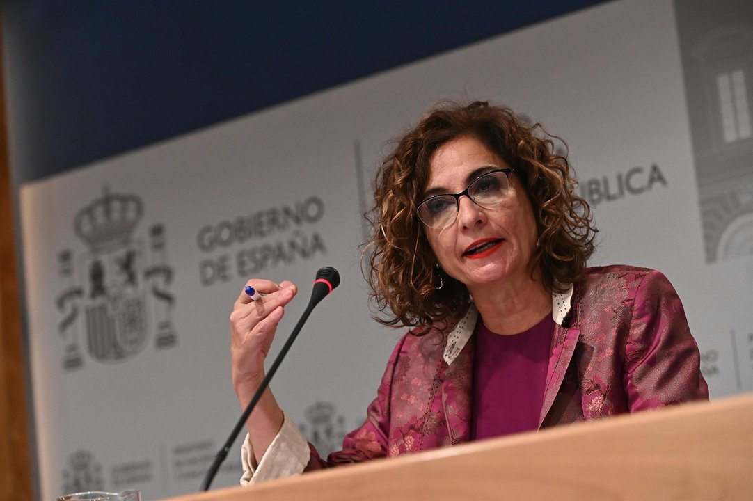 La ministra de Hacienda, María Jesús Montero. EFE.