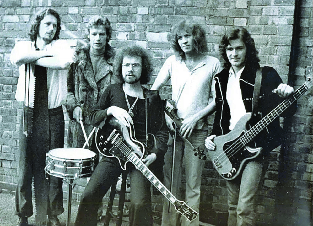 La banda King Crimson en 1969.