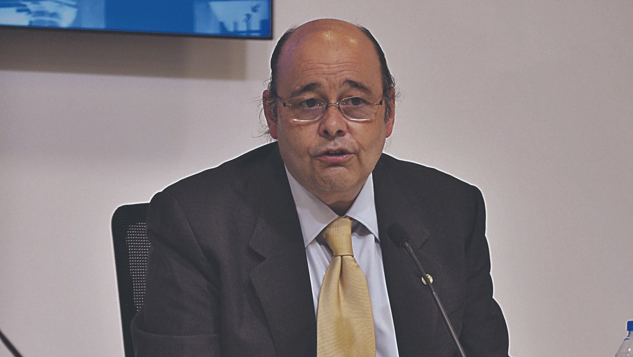 El expresidente de la Escudería Ourense, Julio Bouzo. (XESÚS FARIÑAS)