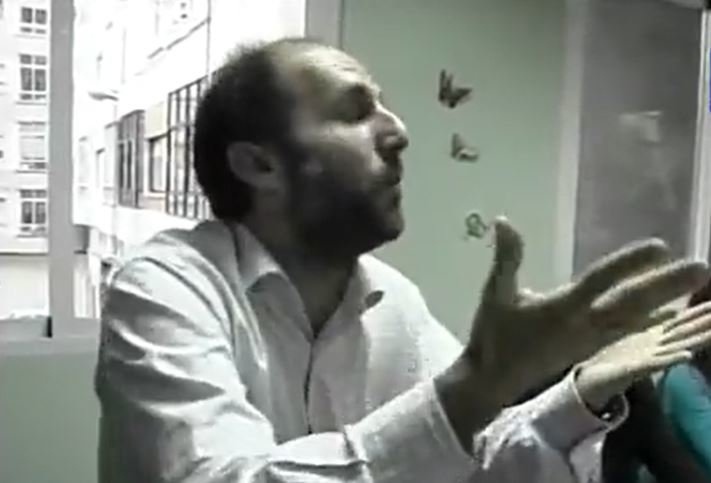 Gonzalo Pérez Jácome en el vídeo