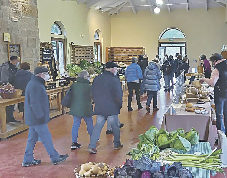 El Mercado de la Reserva de Allariz, un ejemplo en el acceso de alimentos sostibles y saudables.
