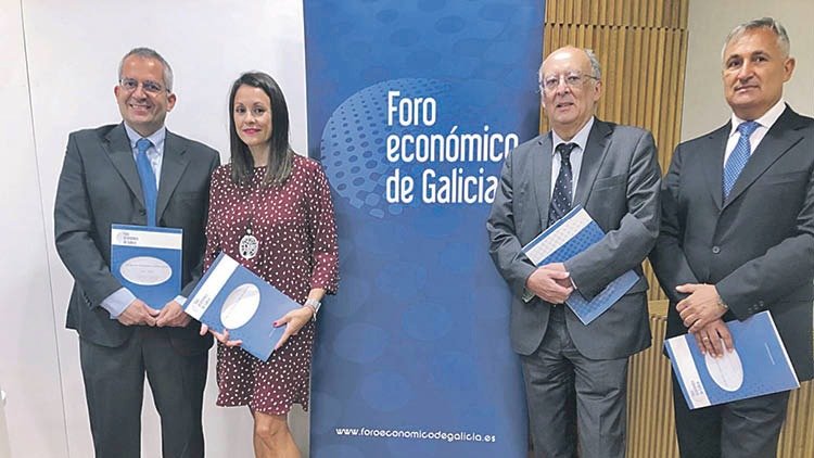 Sánchez, Ferreira, González Laxe y Armesto.