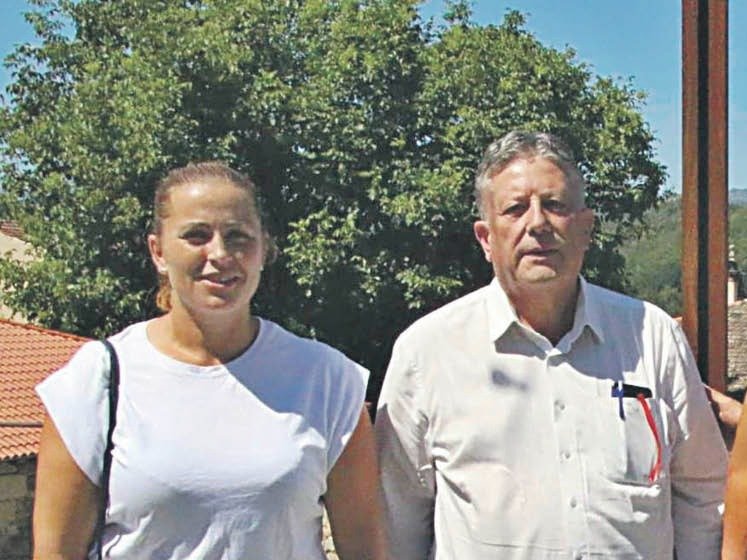 Rebeca Sotelo y el ex alcalde, José Manuel Rodríguez.