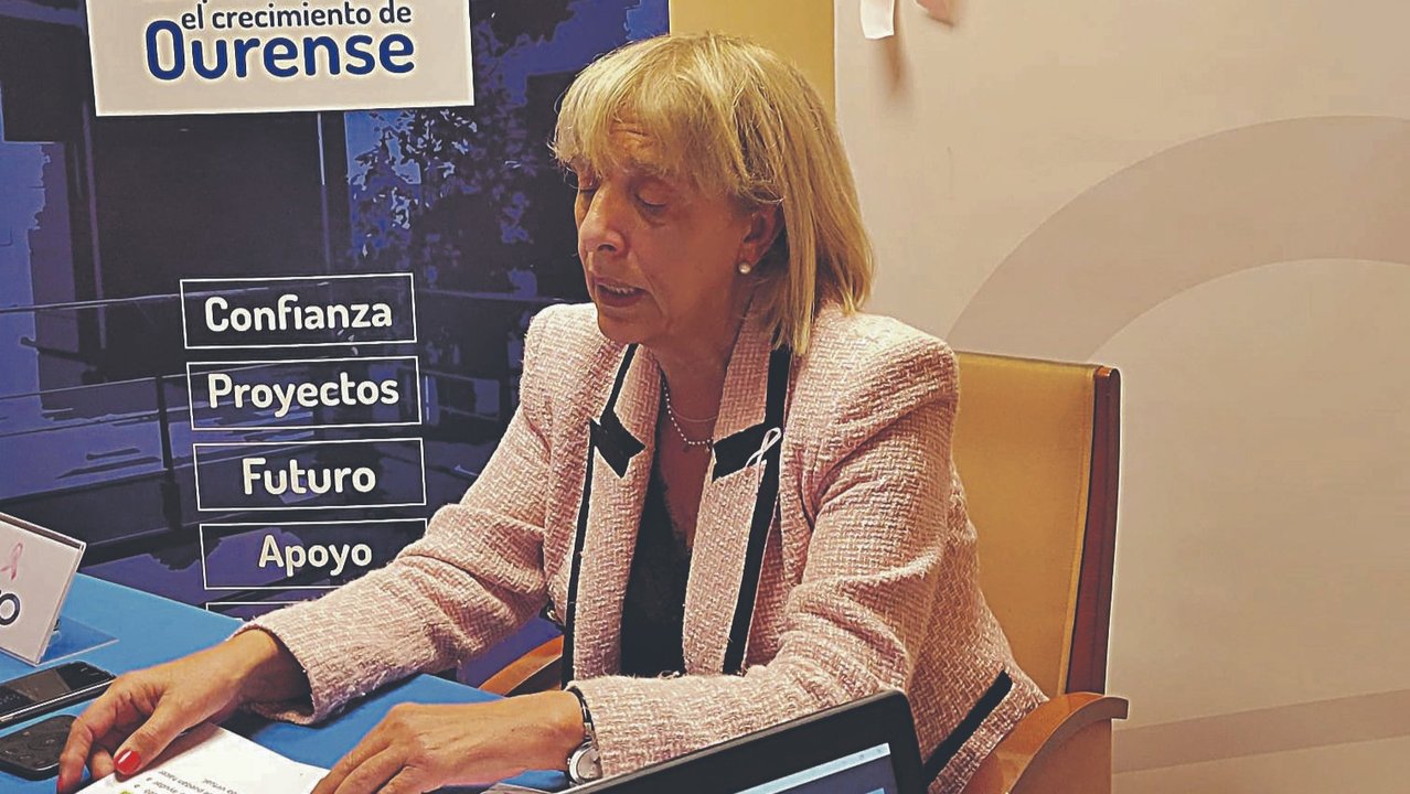 La presidenta de la CEO, Marisol Novoa.