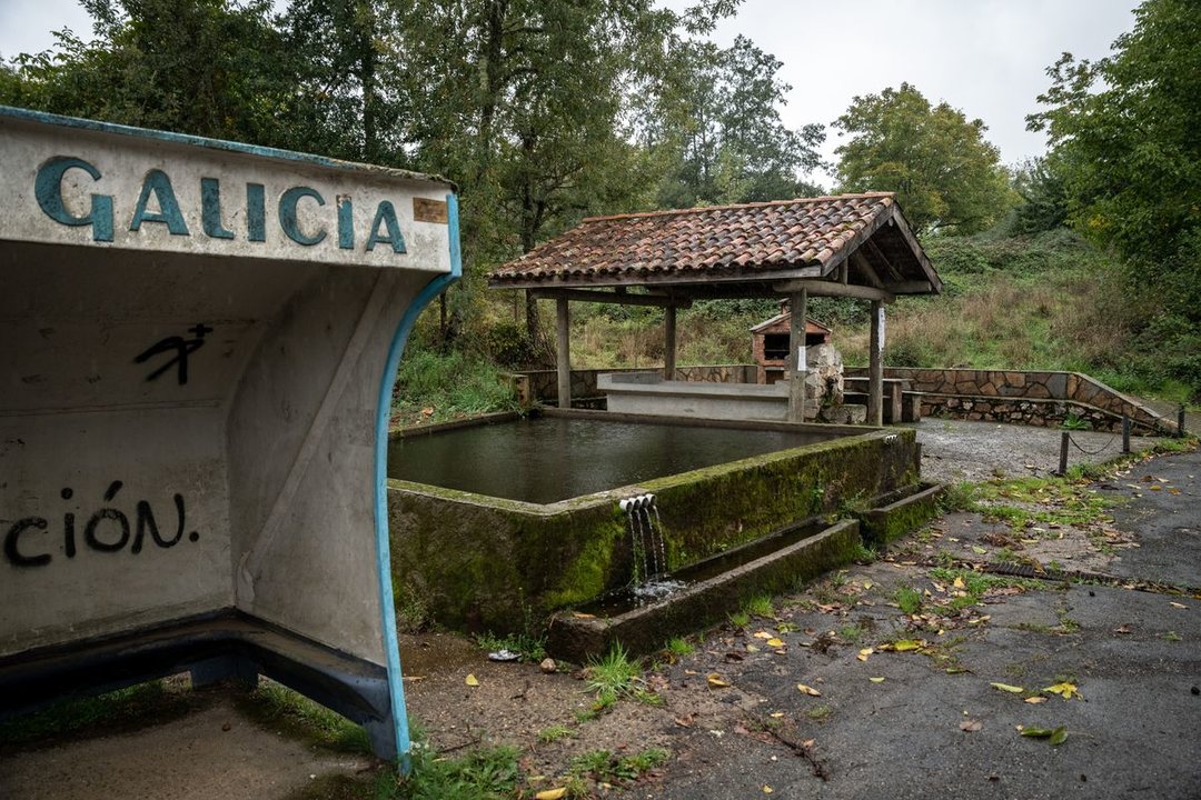 
CASTRELO DO VAL (MONTEVELOSO). 20/10/2022. OURENSE. Recursos de auga e fontes, para contexto de municipalización das augas no rural. FOTO: ÓSCAR PINAL
