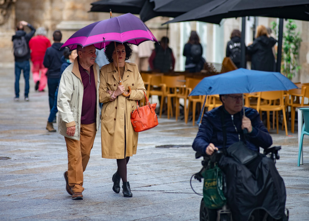 Ourense. 23/10/2022. Borrasca Béatrice entrando en Galiza, deixando moito vento e choiva na comunidade.
Foto: Xesús Fariñas