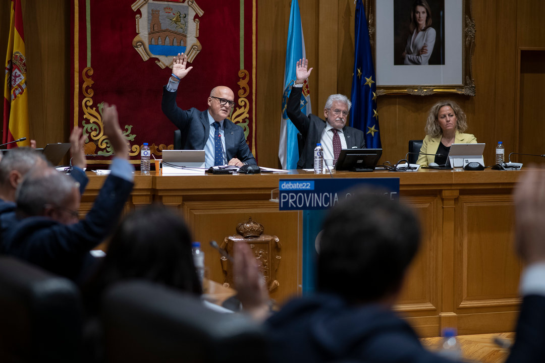 Ourense. 08/11/2022. Pleno do Debate do estado da provincia na Deputación de Ourense.
Foto: Xesús Fariñas