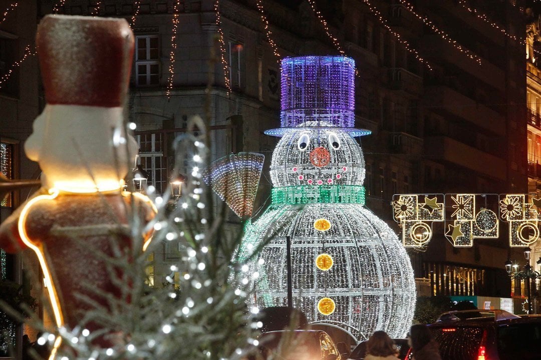 Luces de Navidad en Vigo en 2021 (LANDÍN).