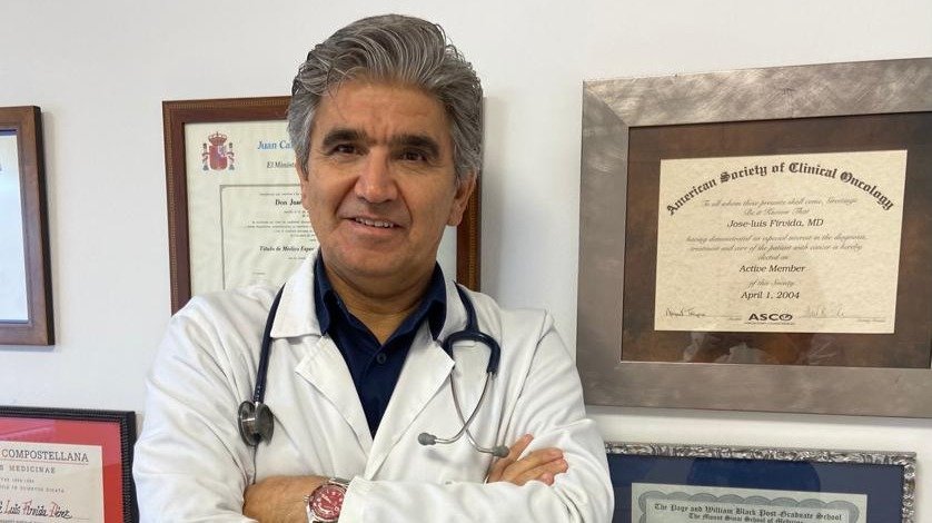 El oncólogo ourensano José Luis Fírvida.
