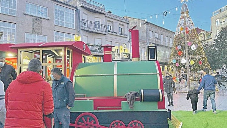 El tren de la película Polar Express regresa esta Navidad a las calles de Xinzo.
