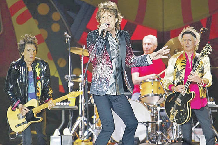 Los Stones, en uno de sus últimos conciertos con Charlie Watts.
