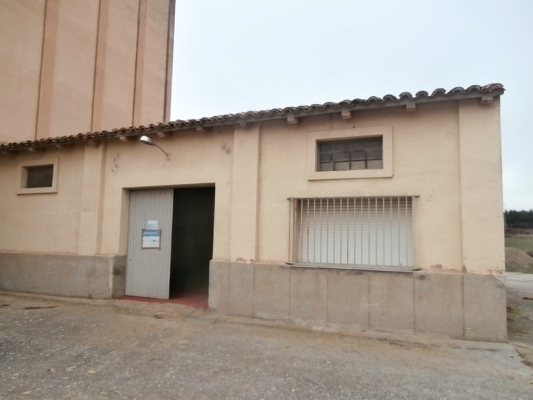 Sede del banco de alimentos del ayuntamiento de Viana.