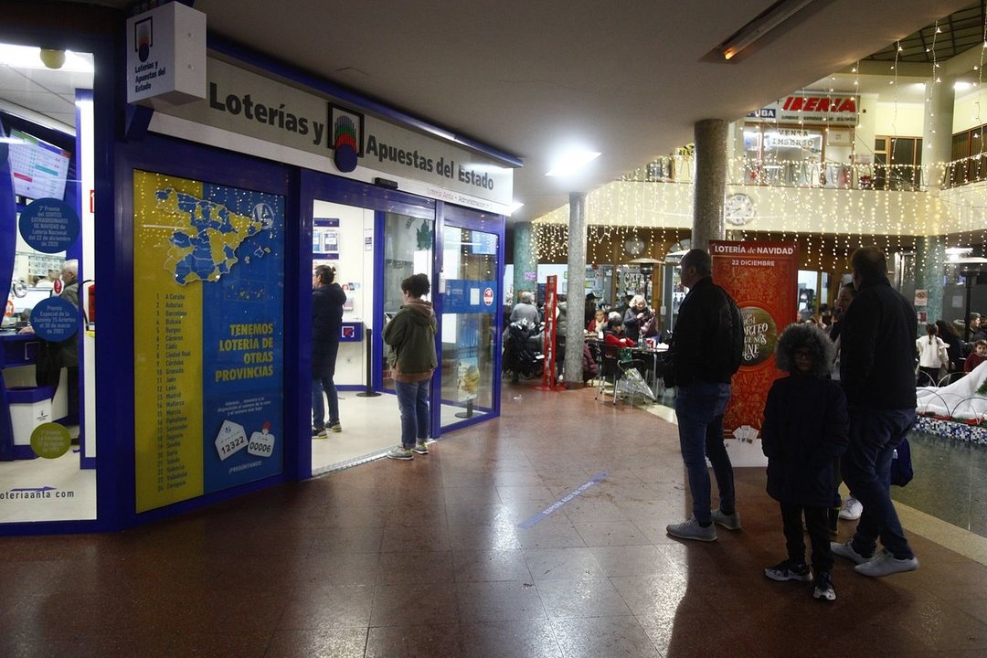 Administración de Lotería en Ourense (ARCHIVO).