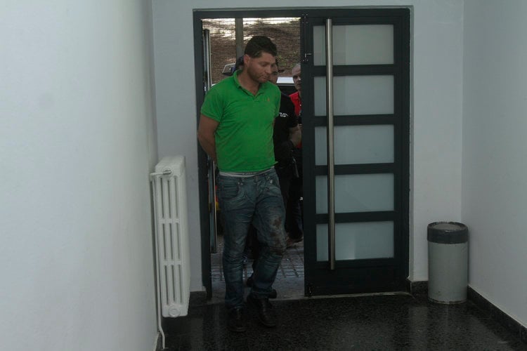 Joaquin Manuel Oliveira Cunha, tras ser detenido (MIGUEL ÁNGEL).