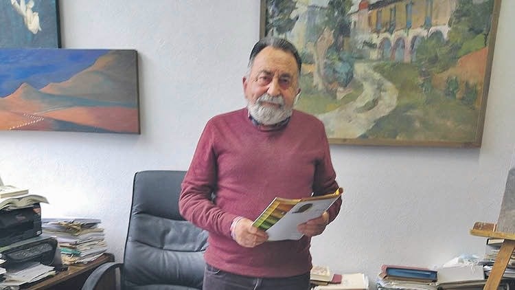 Aurelio Blanco, en su despacho. J.C.