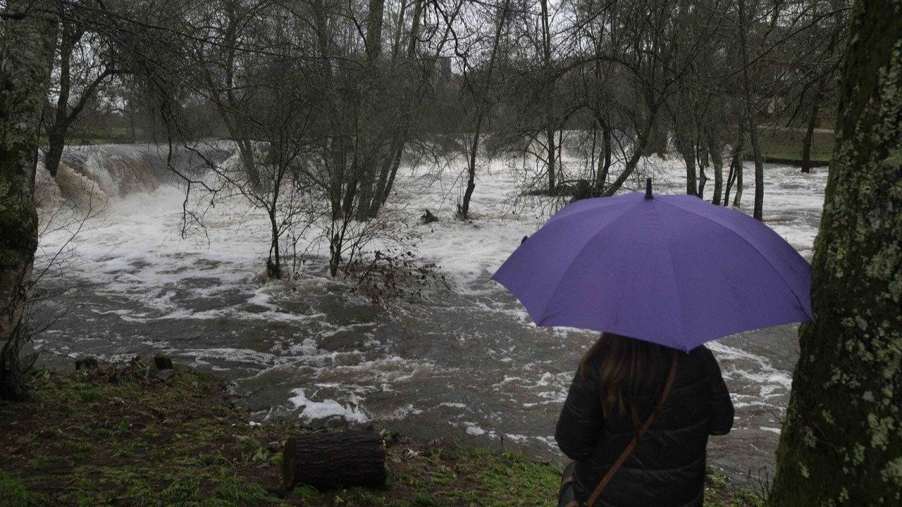 La lluvia, protagonista en los últimos días en Ourense (FOTO: MARTIÑO PINAL).
