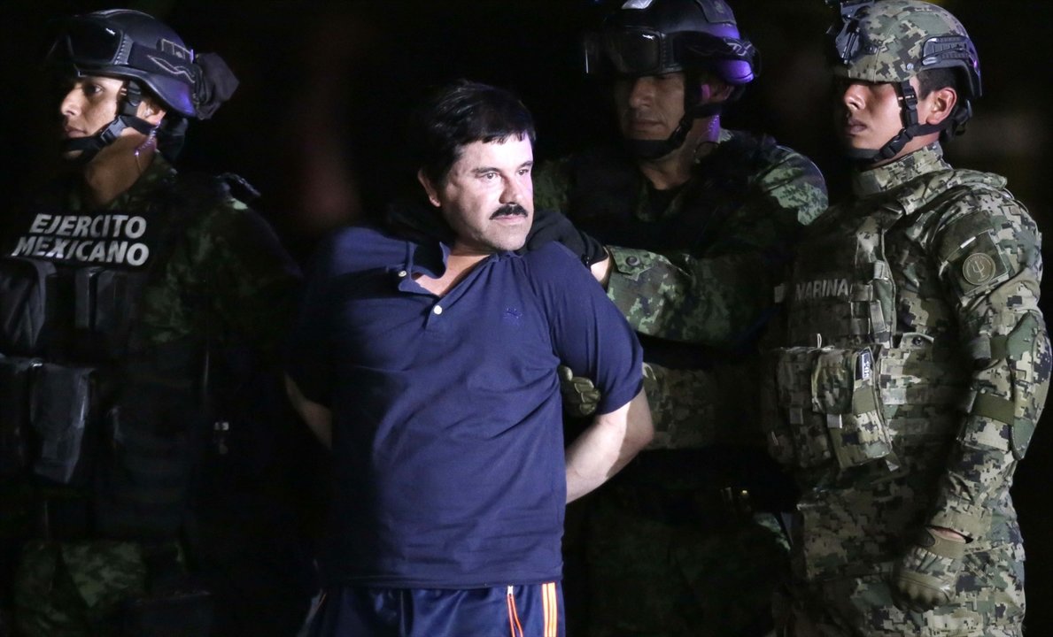 Detención de 'El Chapo' Guzmán. Foto: EuropapPress.