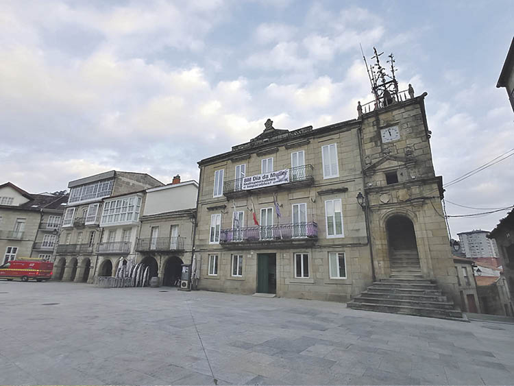 La Casa Consistorial del Ayuntamiento de Ribadavia.