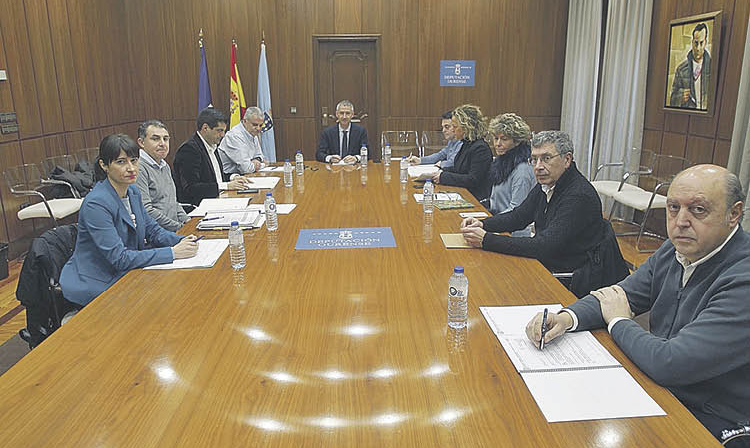 Reunión del Consorcio provincial de Incendios en la Diputación.
