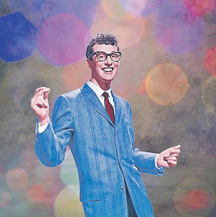 Buddy Holly, pionero indiscutible del rock’n’roll, murió en la cima de su éxito.