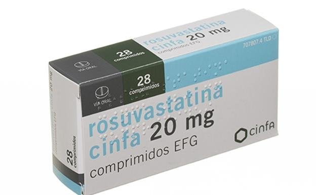 Una caja de rosuvastatina