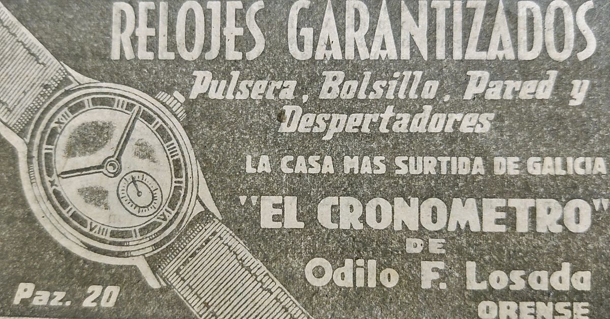 (2) Publicidad en La Región de 1948.