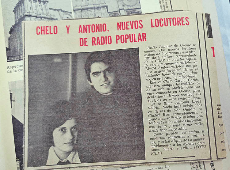 Chelo García-Cortés y Antonio López Vallejo.