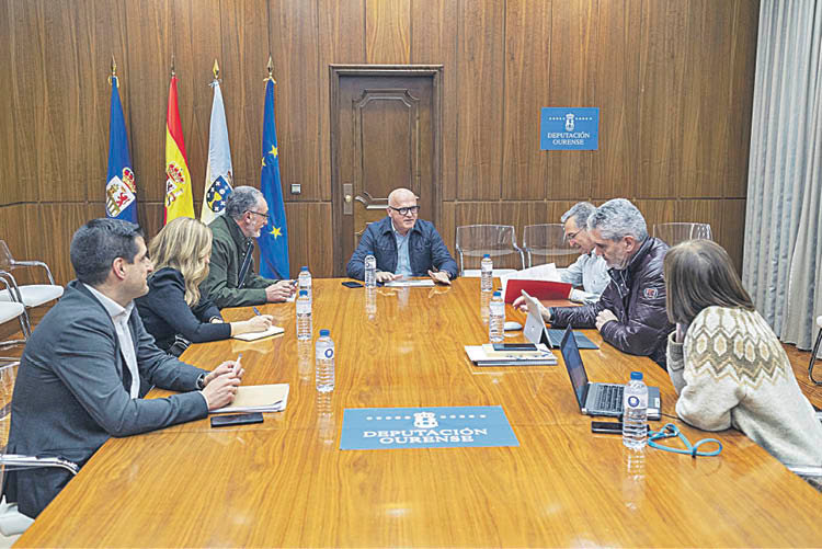 Baltar, reunido con los alcaldes de Pereiro y San Cibrao.