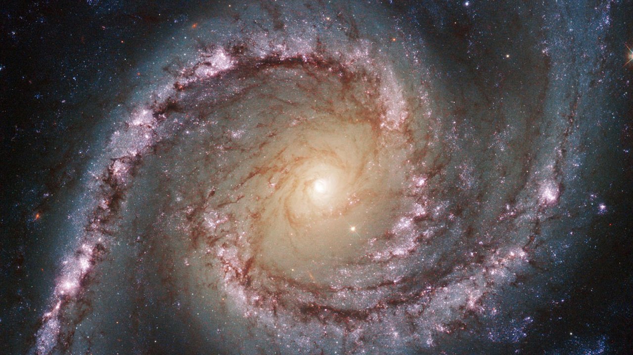Imagen de archivo de la galaxia NGC 1566, situada a unos 40 millones de años-luz. (EFE)