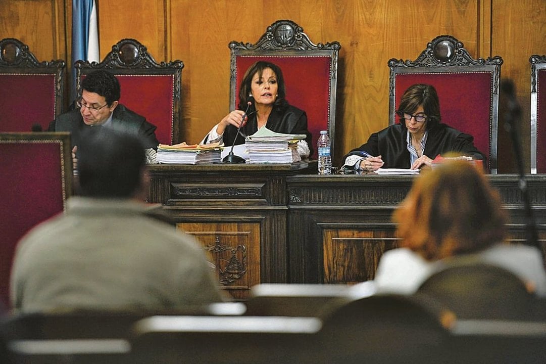 Magistradas en la Audiencia de Ourense.